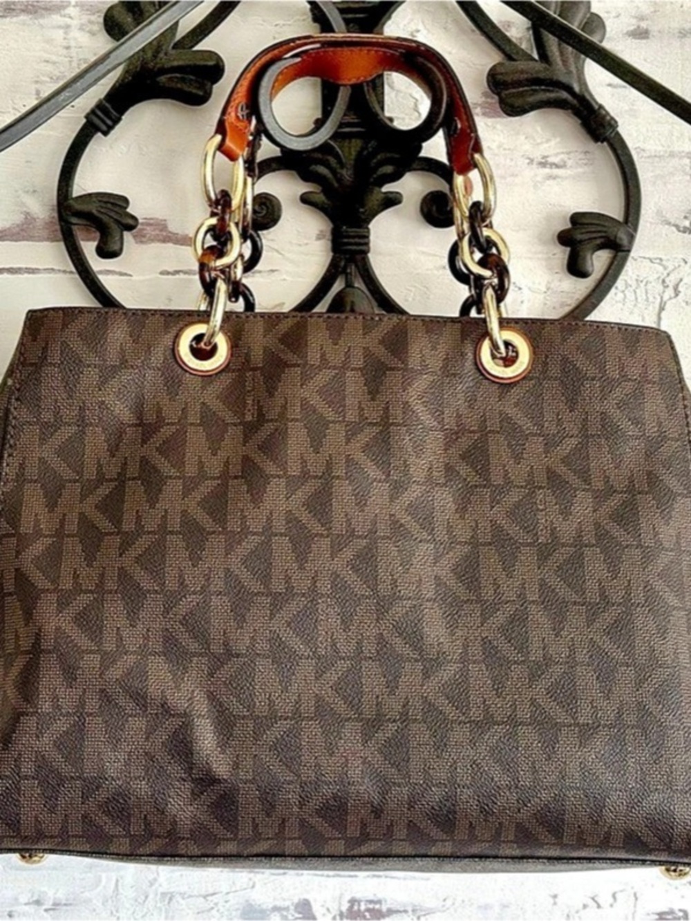 Michael Kors Brown Tote Bag